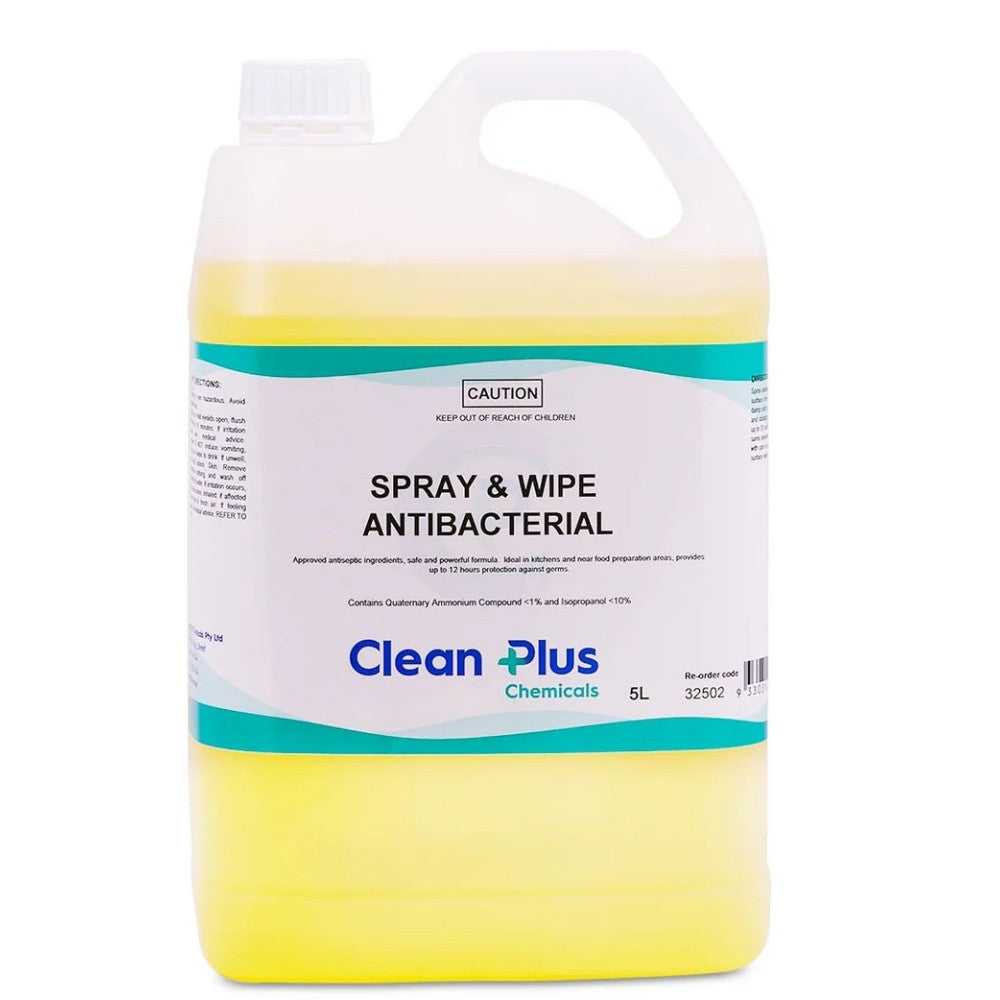 Clean Plus Spray N Wipe Antibacterial  20L