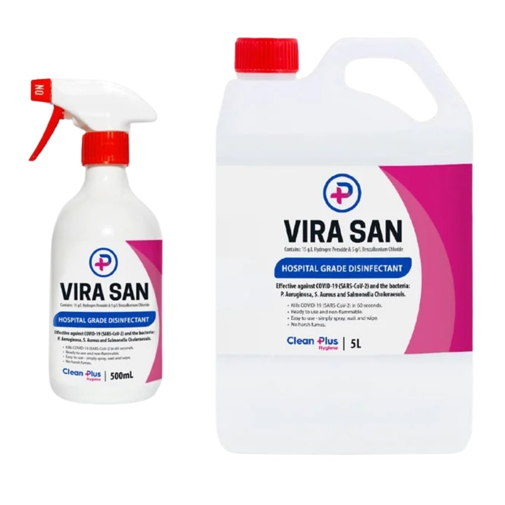 Clean Plus Vira San Hospital Grade Disinfectant  500ml