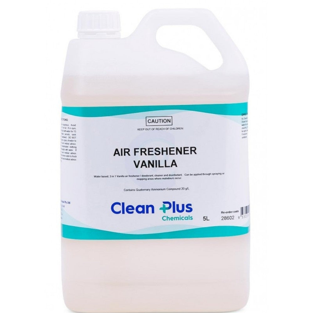 Clean Plus Air Freshener–Disinfectant  Powder Fresh & Vanilla  5L