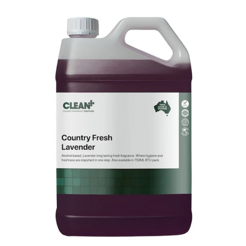 Clean Plus Country Fresh Lavender Air Freshener & Sanitiser  Alcohol Base