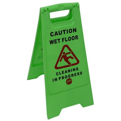 A-Frame Caution Wet Floor/Cleaning in Progress – 60cm Double-Sided Safety Message Board
