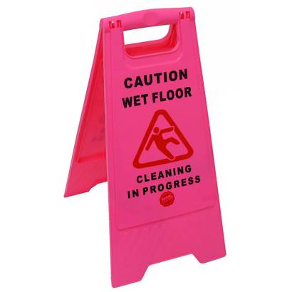 A-Frame Caution Wet Floor/Cleaning in Progress – 60cm Double-Sided Safety Message Board