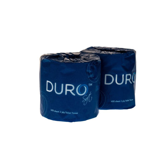 Duro Toilet Roll – 2-Ply 400-Sheet Individually Wrapped