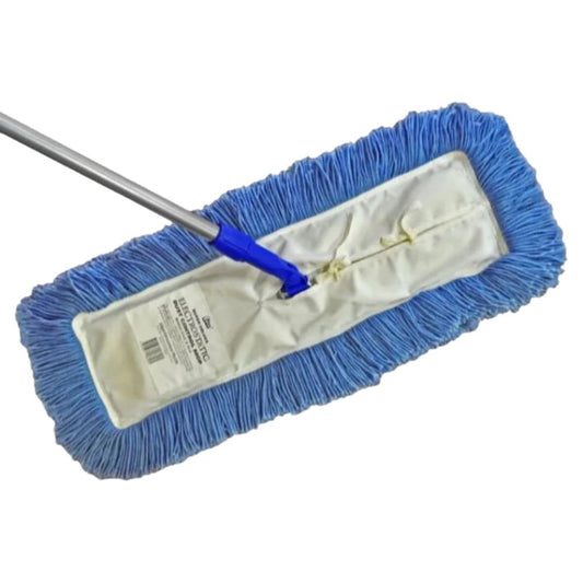 EDCO 30cm Dust Control Mop with Swivel Head & Handle – Small Area Floor Cleaning Set