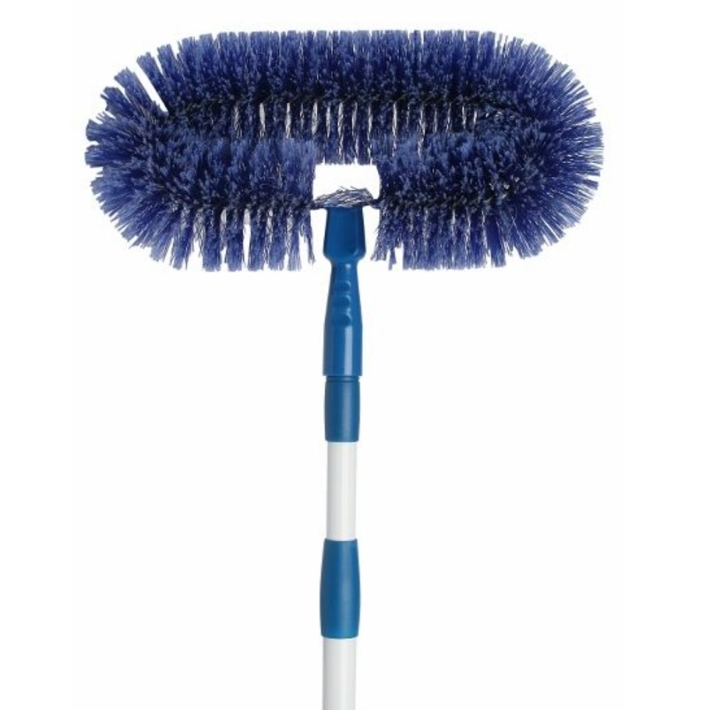 EDCO Deluxe Fan Brush with Extension Handle