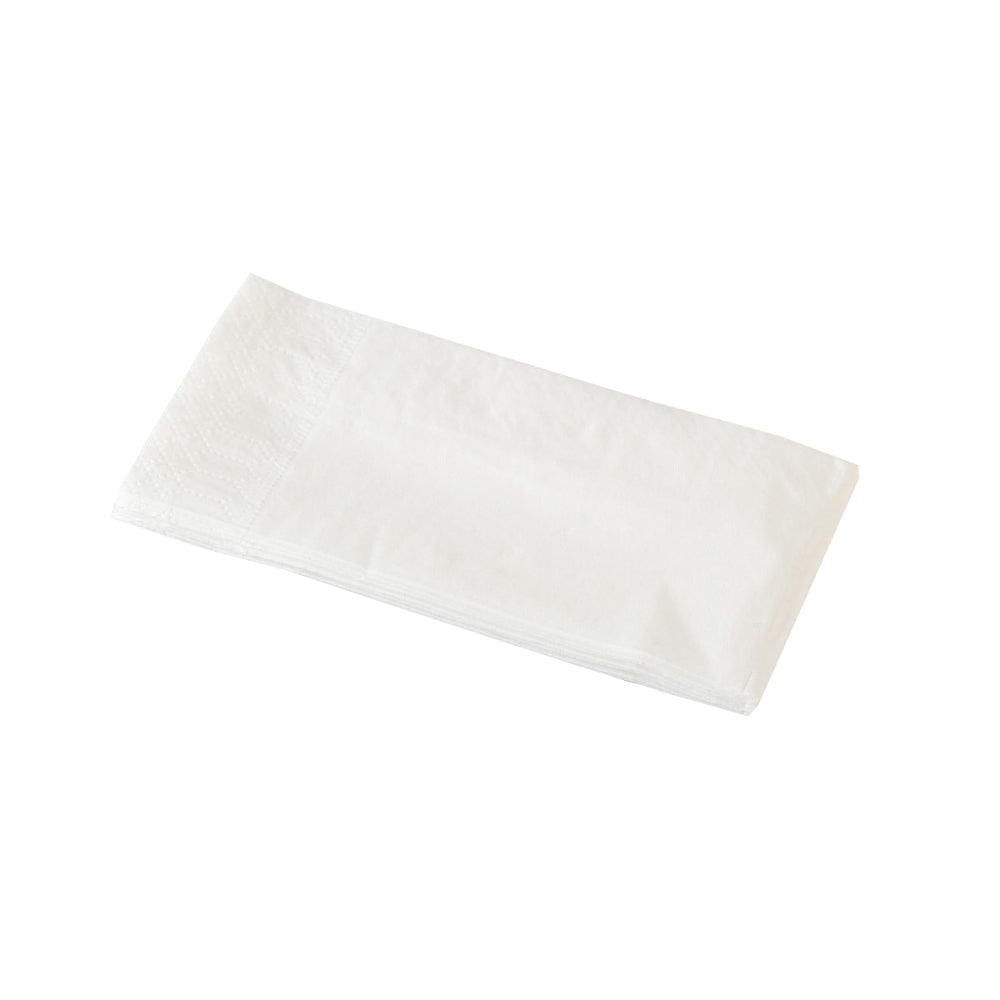 EJEco Lunch Napkins White 2-Ply 100 Sheets 15gsm