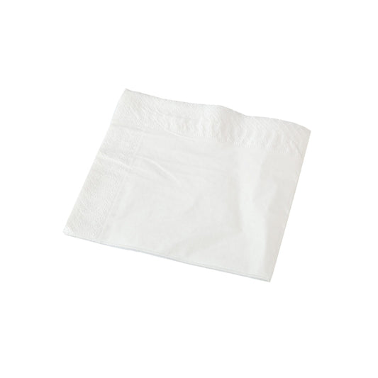 EJEco White Lunch Napkins 2-Ply 15gsm – 100 Sheets 1/4 Fold