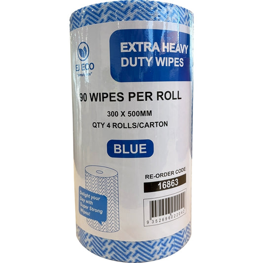 EJEco Extra Heavy Duty Cleaning Wipes – Blue, Green, Red & Brown