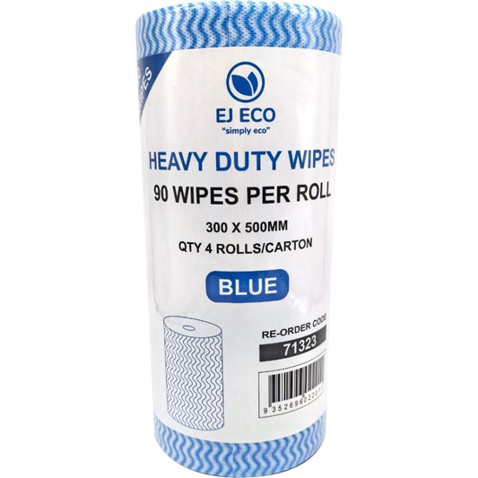 EJEco Heavy Duty Antibacterial Cleaning Wipes – Blue, Red, Green & Brown