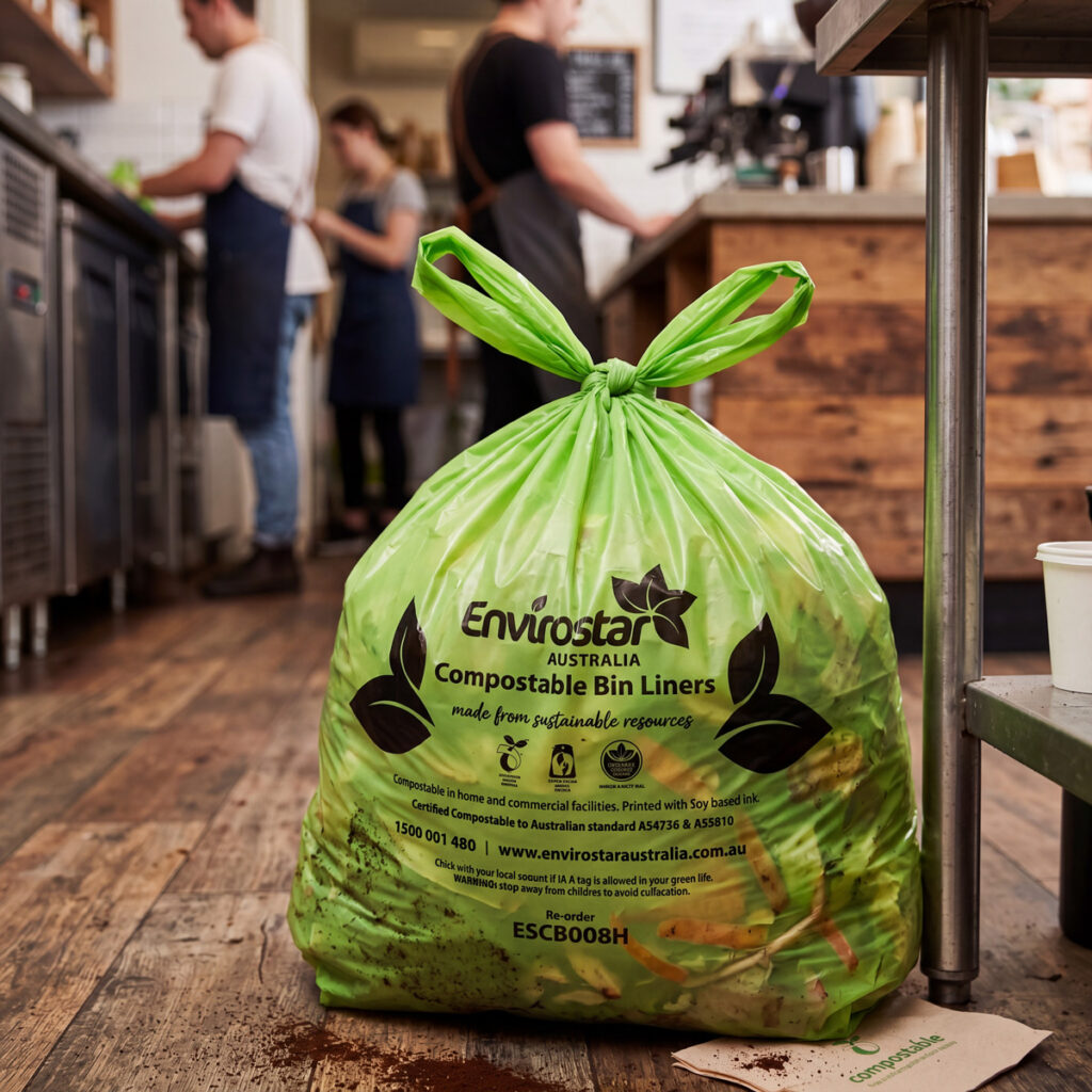 Envirostar Compostable Bin Liners 240L - 120 Liner CTN (12 Liner Roll)