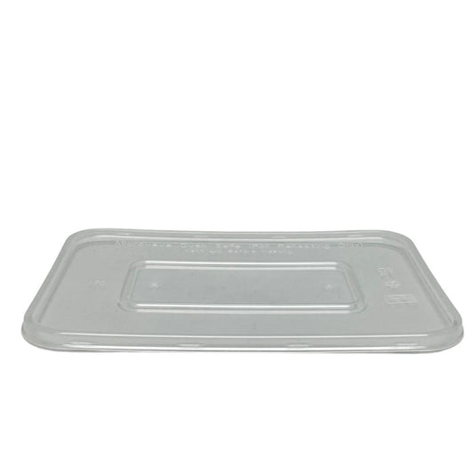 Easy Pack Lid for Plastic Rectangular Food Containers – 500pcs