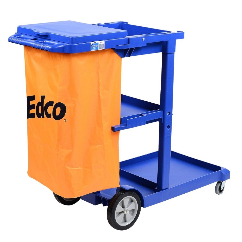 Edco Janitor Cart – Heavy Duty Cleaning Trolley