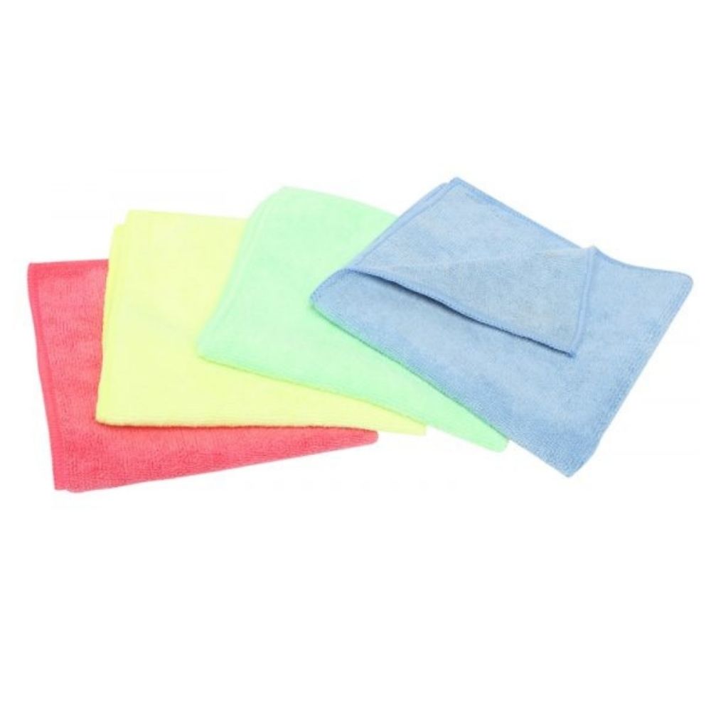 Edco Tuf Microfibre Cloths (10 Pack) – Absorbent, Lint-Free Cleaning Towels