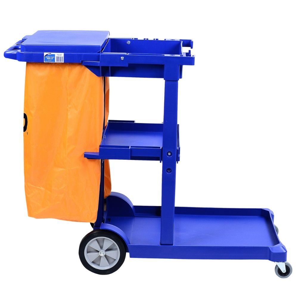 Edco Janitor Cart – Heavy Duty Cleaning Trolley