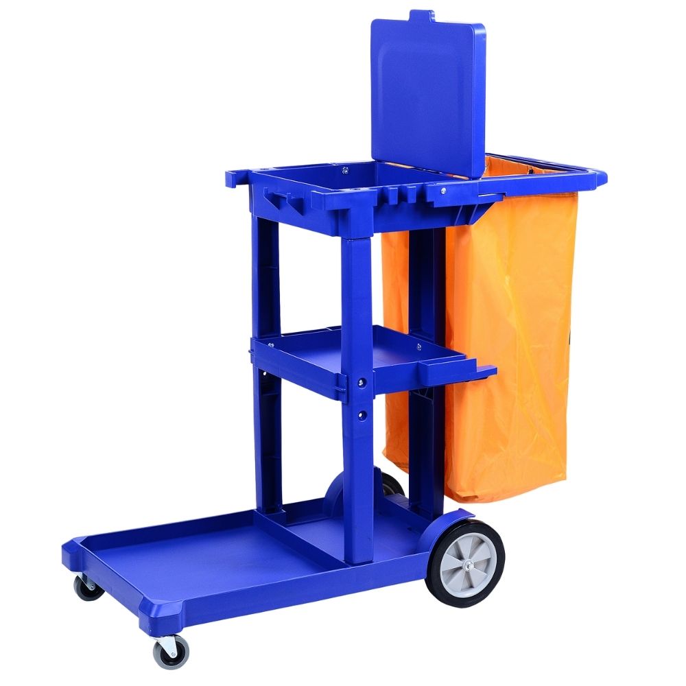 Edco Janitor Cart – Heavy Duty Cleaning Trolley