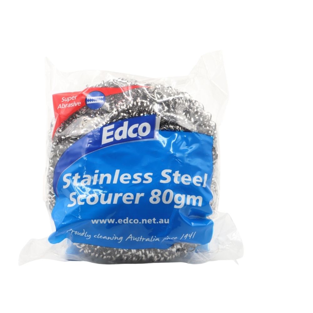 Edco Stainless Steel Scourer – Heavy-Duty Pot & Pan Scrubber