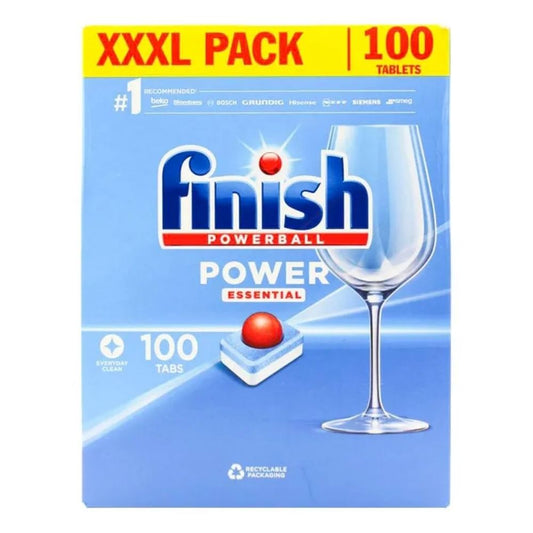 Finish Power Essential Dishwasher Tablets– Lemon Scent