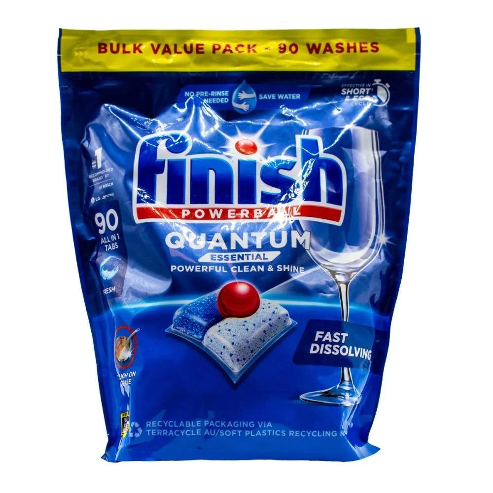 Finish Powerball Quantum Dishwasher Tablets – Essential Fresh