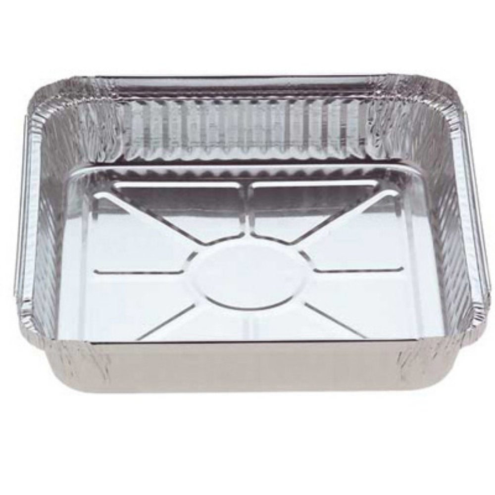 Large Square Foil Container – 1500ml (Board Lid Compatible)
