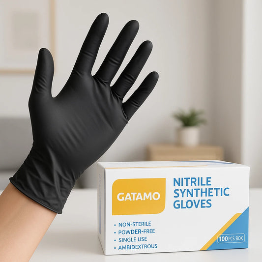 Regular Duty Black Gloves 4.5g - (Ctn-10*100 per box)