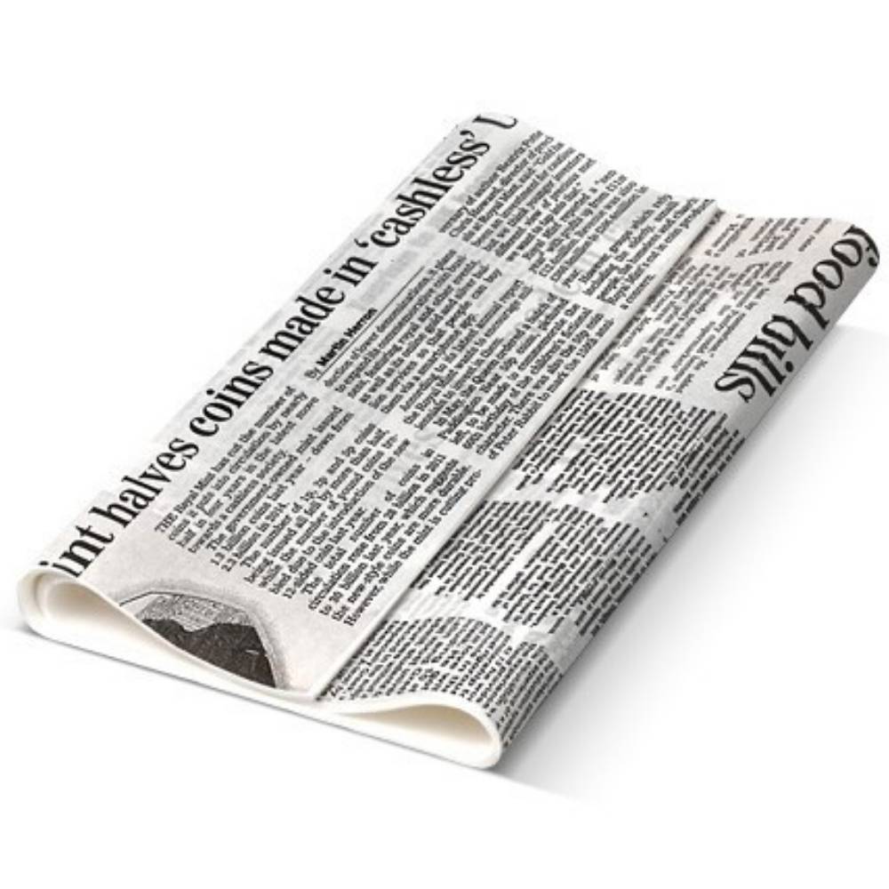 Greaseproof Sheets Red or Black Food Wrap