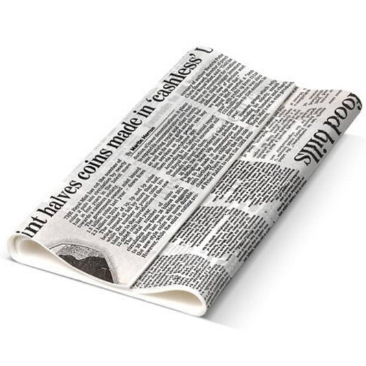 Greaseproof Sheets Red or Black Food Wrap