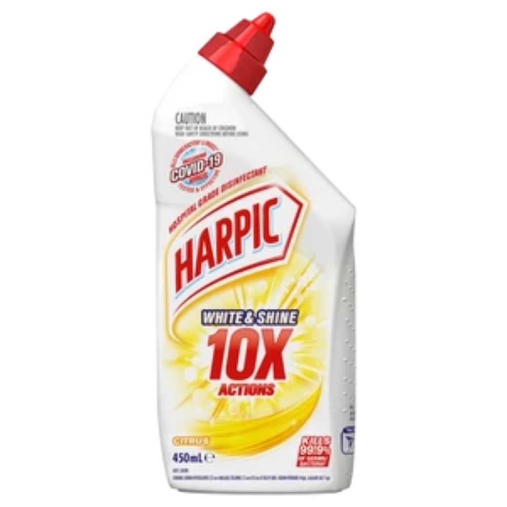 Harpic White & Shine 10× Bleach Power Citrus