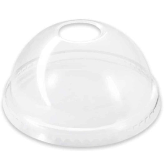 Huhtamaki Dome Lids for Clear Cold Drink Cups – Pack of 50