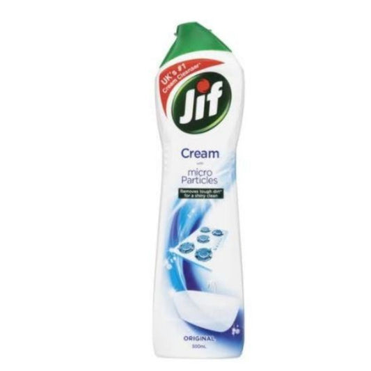 Jif Cream with Micro Crystals Original – Powerful Stain Remover for Kitchen & Bathroom