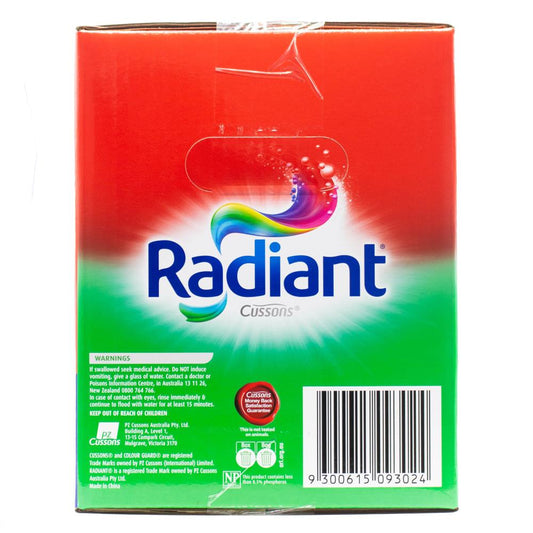 RADIANT 7kg Laundry Powder – Brightens Whites & Colours (Front & Top Loader)