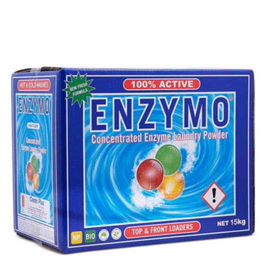 Laundry Powder Enzymo  Enzyme-Boosted Low-Suds Detergent