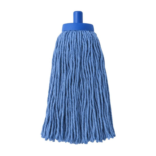 NAB Blue Cotton Mop – 12-Pack | 100% Absorbent Cotton for Commercial & Home Use