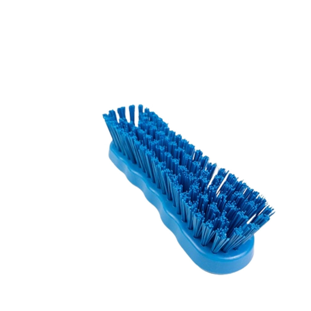 NAB Hillbrush ECO Stiff Hand Scrub  Blue  180mm Recycled Polypropylene