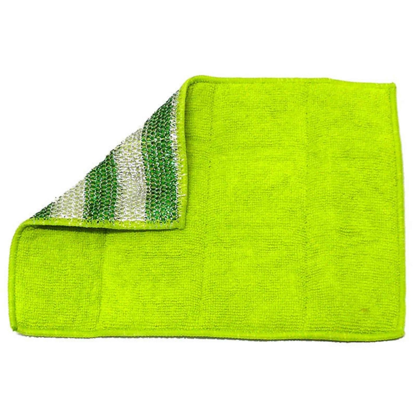 NAB Microfibre Cloths with Built-in Scourer – Pack of 5 Dual-Action Cleaning Cloths