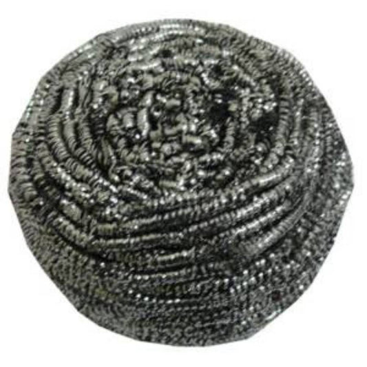 NAB Stainless Steel Scourer – 50g Heavy-Duty Scrubber for Tough Cleaning (Pack of 12)