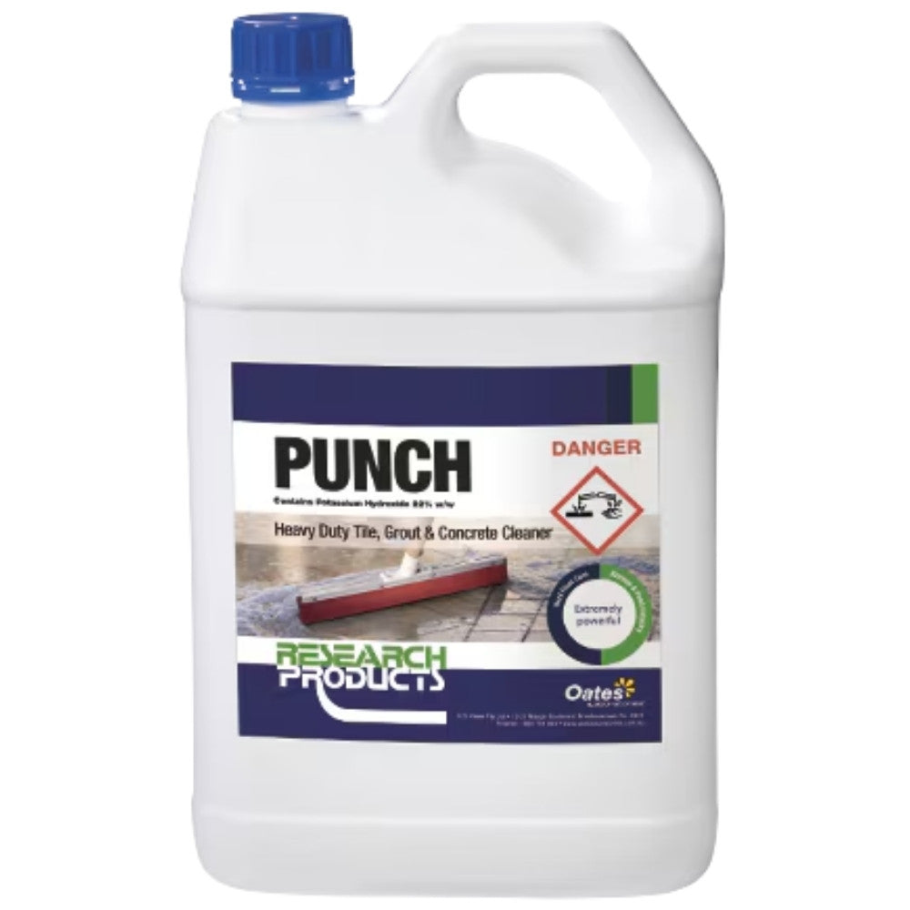 Oates Punch Heavy Duty Tile, Grout & Concrete Cleaner