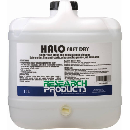 Oates Research Halo Fast Dry Glass & Surface Cleaner