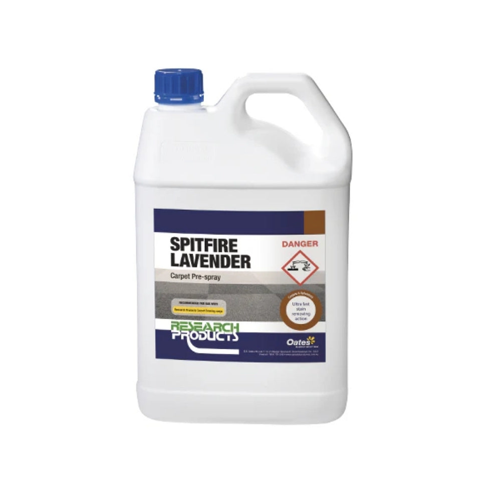 Oates Spitfire Lavender 5L – Professional Carpet Pre-Spray & Spotter Cleaner
