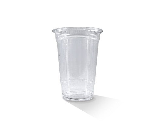 Clear PET cold drink cup 20oz 600ml 98mm - crystal-clear disposable cup for iced coffee, bubble tea, and smoothies