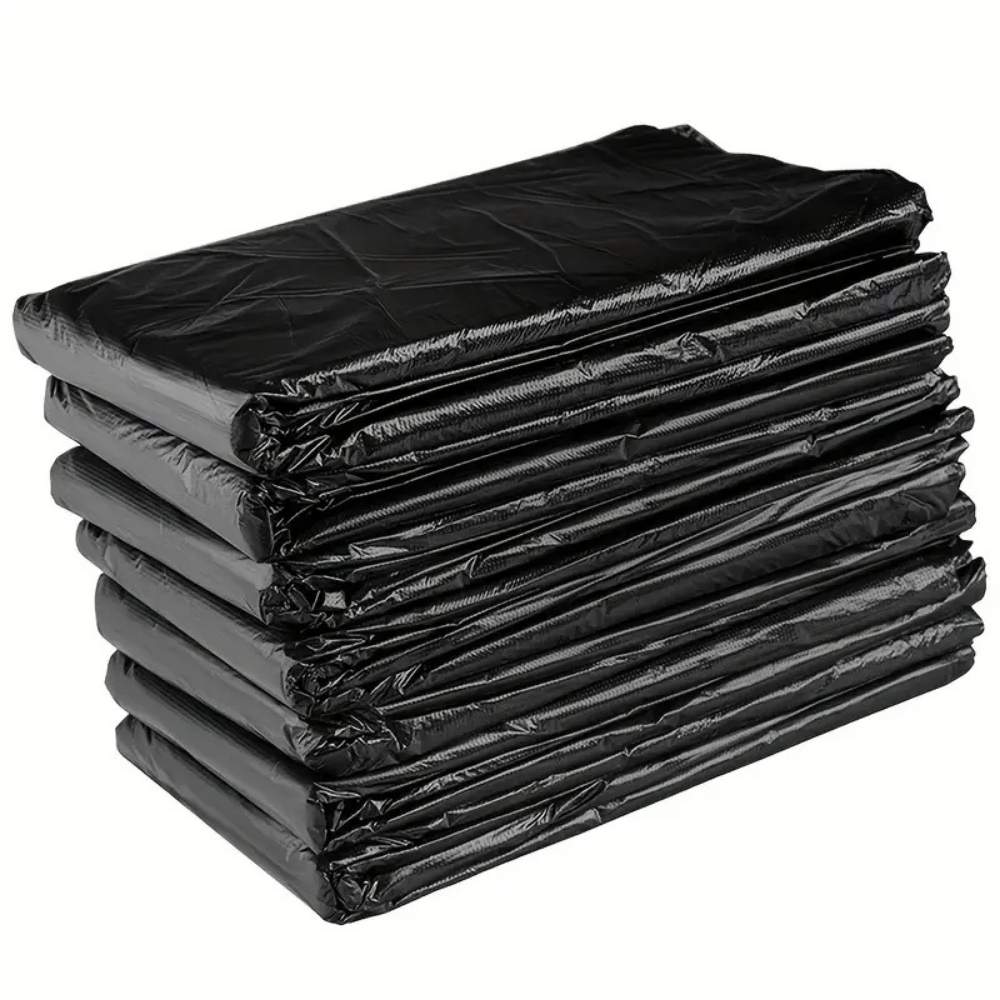 Pack It Right Premium Extra Heavy Duty 82L Black HDPE Garbage Bags – 200pcs