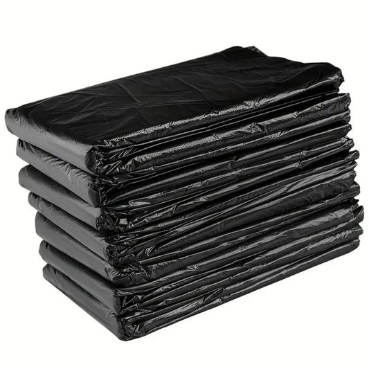 Pack It Right Premium Extra Heavy Duty 82L Black HDPE Garbage Bags – 200pcs