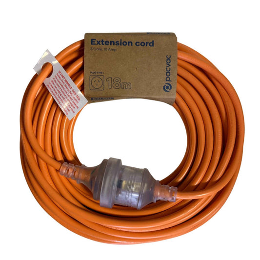 Extension Lead 18m Heavy-Duty 3 Core, Type I Plug – Heavy-Duty Cord
