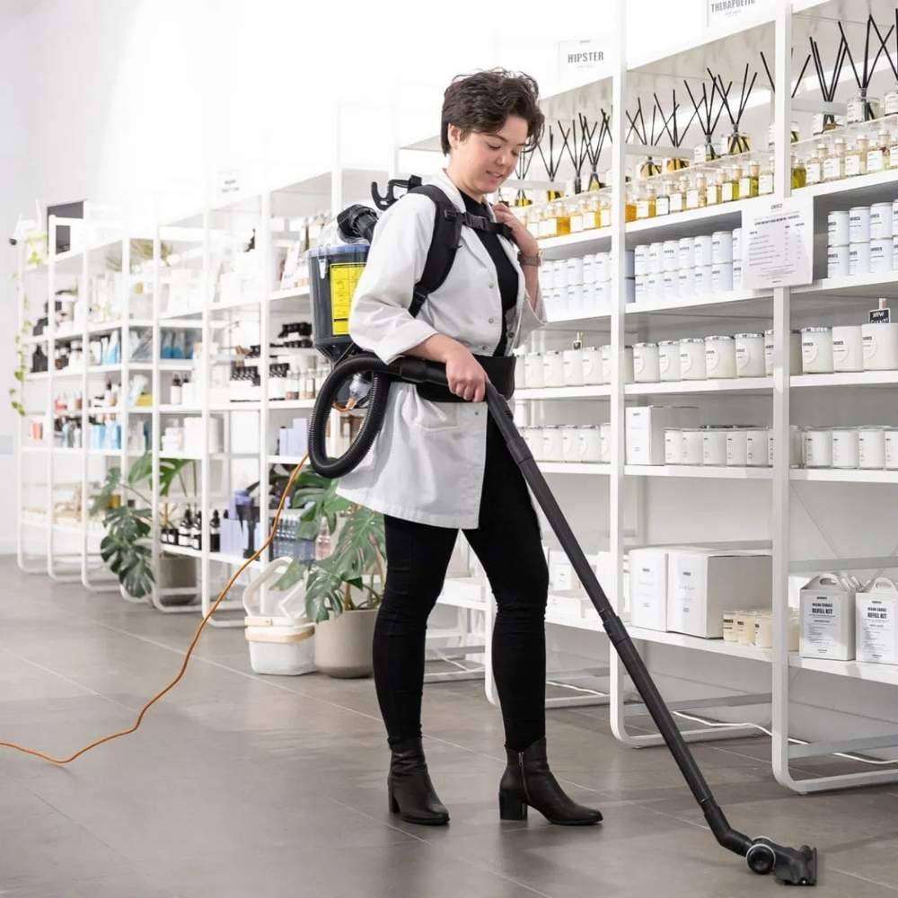 Pacvac Thrift Backpack Vacuum – 1300 W Commercial Cleaner