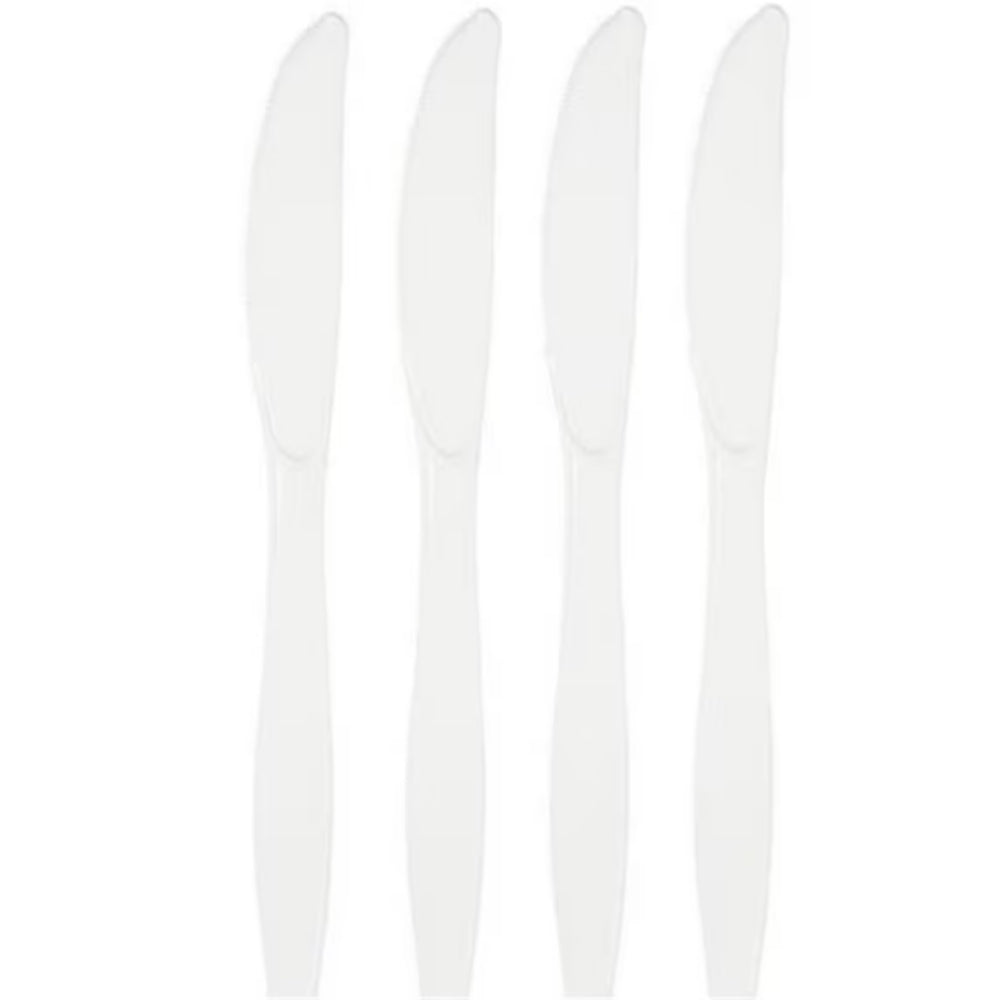Premium Heavy Duty Disposable Plastic Knives for Catering and Takeaway