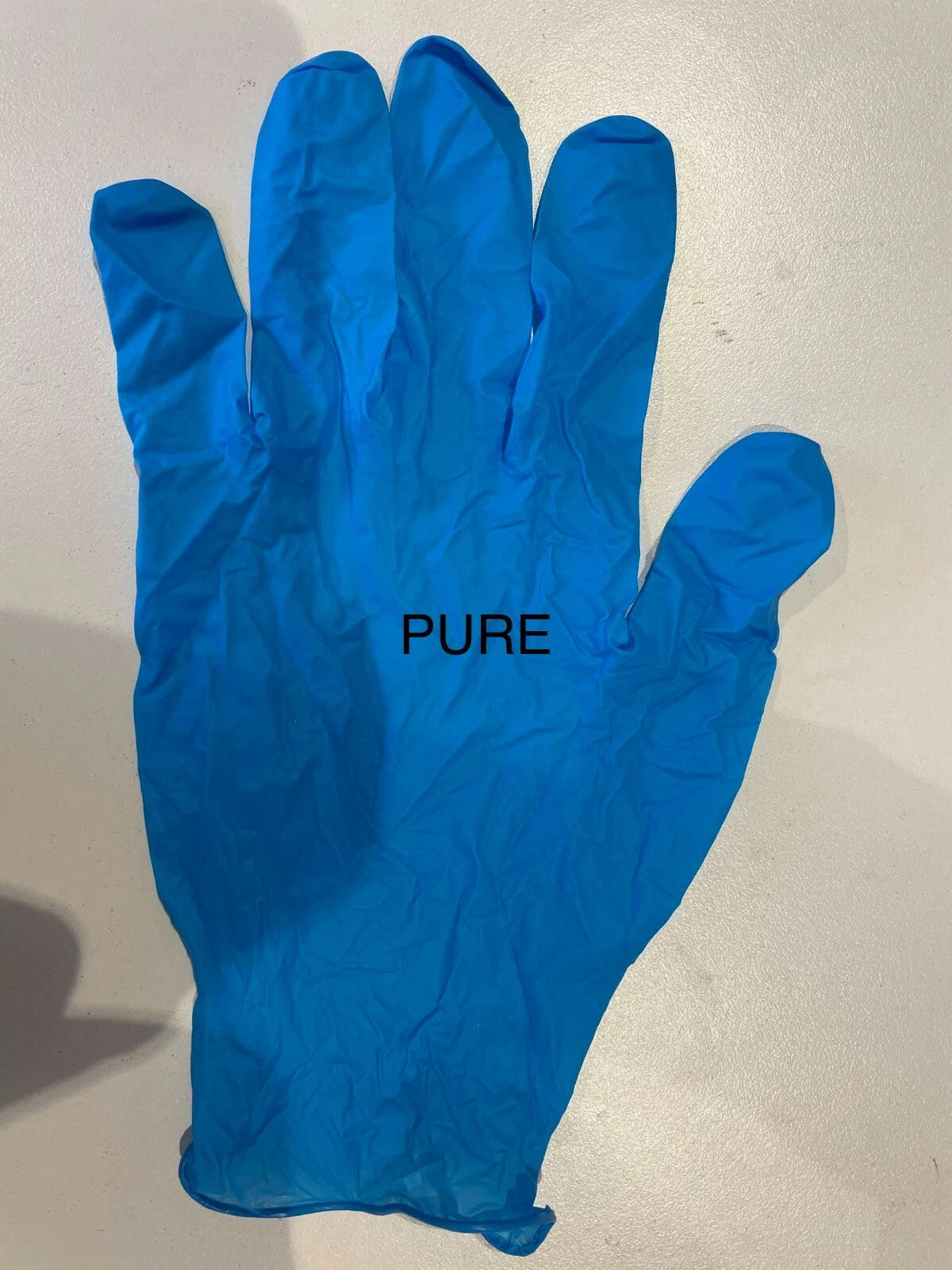 Disposable Nitrile Blue Gloves 3.5g–  (ctn-10*100 per box)