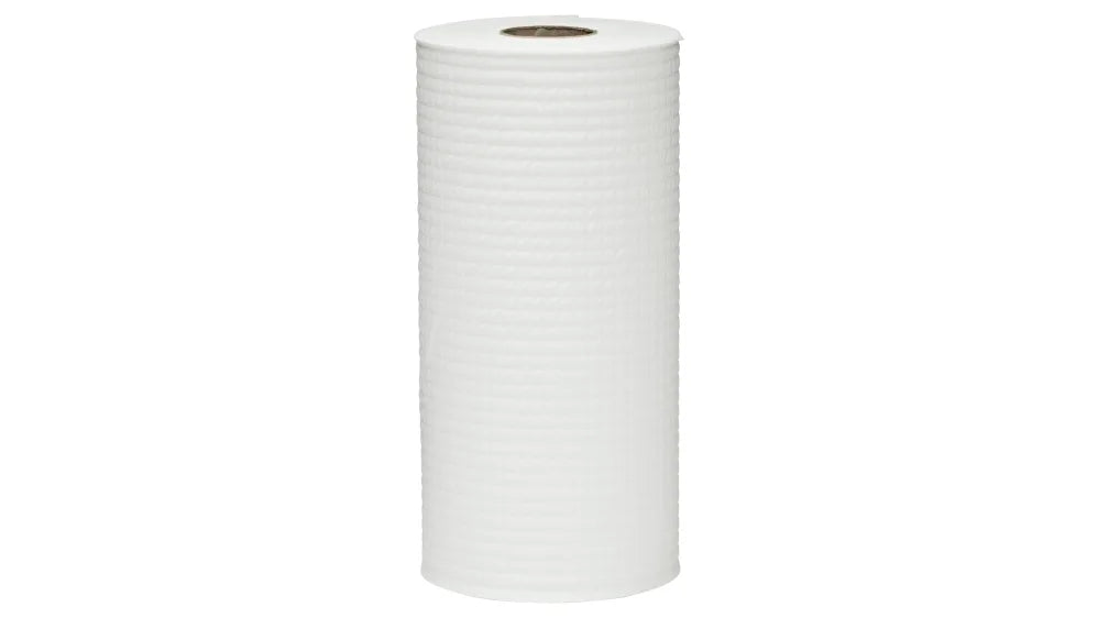 WypAll X50 Small Roll Wipers – White Disposable Cleaning Wipers (4 Rolls/Case, 70m Per Roll)