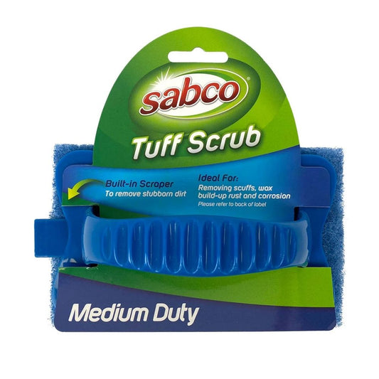 Sabco Tuff Scrub Medium Duty with Built-In Scraper