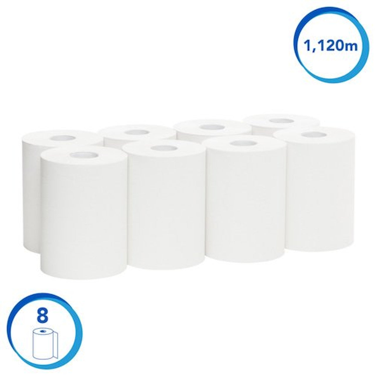 Scott Roll Towel – 18cm x 140m (44199) 8 Pack