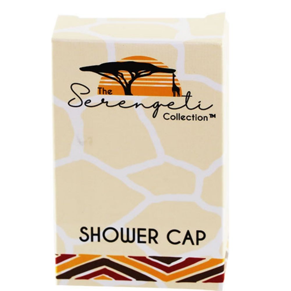 Serengeti Shower Cap & Hair Tie – Hotel Amenity Set