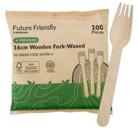 Tailored Packaging Premium Wooden Coated Fork 